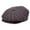 Navy, variant on Men's Herringbone Wool Blend Stripe Newsboy Ivy Cap Snap Brim Tweed Gatsby Hat