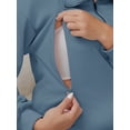 thumbnail image 5 of Womens Nursing Maternity Zipper Shirt Pregnancy Long Sleeve Pullover Top Breastfeeding Sweatshirt L Blue, 5 of 6