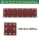 thumbnail image 5 of 50 Pcs Papel de Lija Rectangular 8 Agujeros 180 Grano Hojas de Lijado para Reacondicionamiento Automotriz y Trabajos en Madera, 5 of 7
