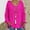 Hot Pink, variant on jjayotai Womens Sweater Clearance Women Fashion Loose Large Size Color Hood Long Sleeves Sweater Tops
