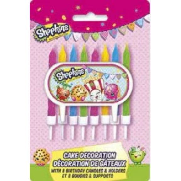 Shopkins Cake Topper and Birthday Candles