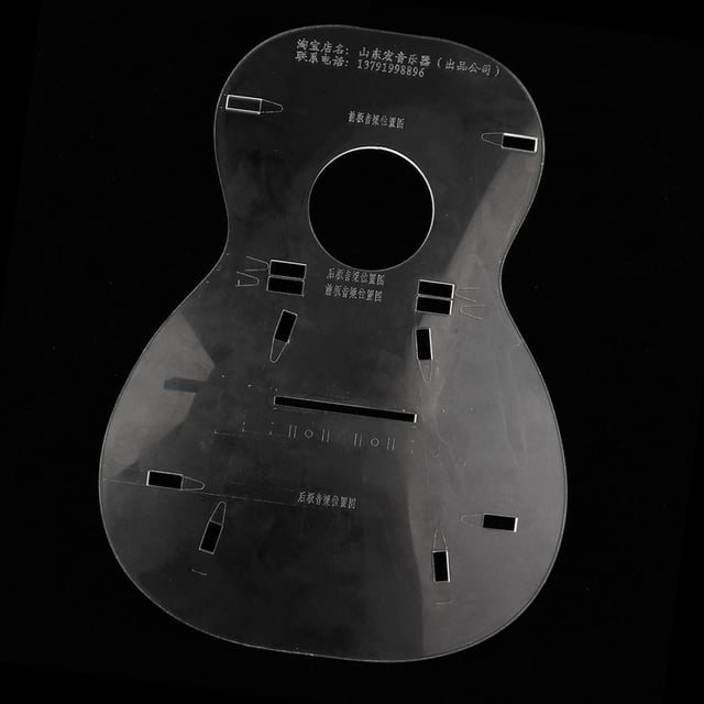 Plantilla de Ukelele shamjiam Cuerpo Mini Guitarra para Principiantes