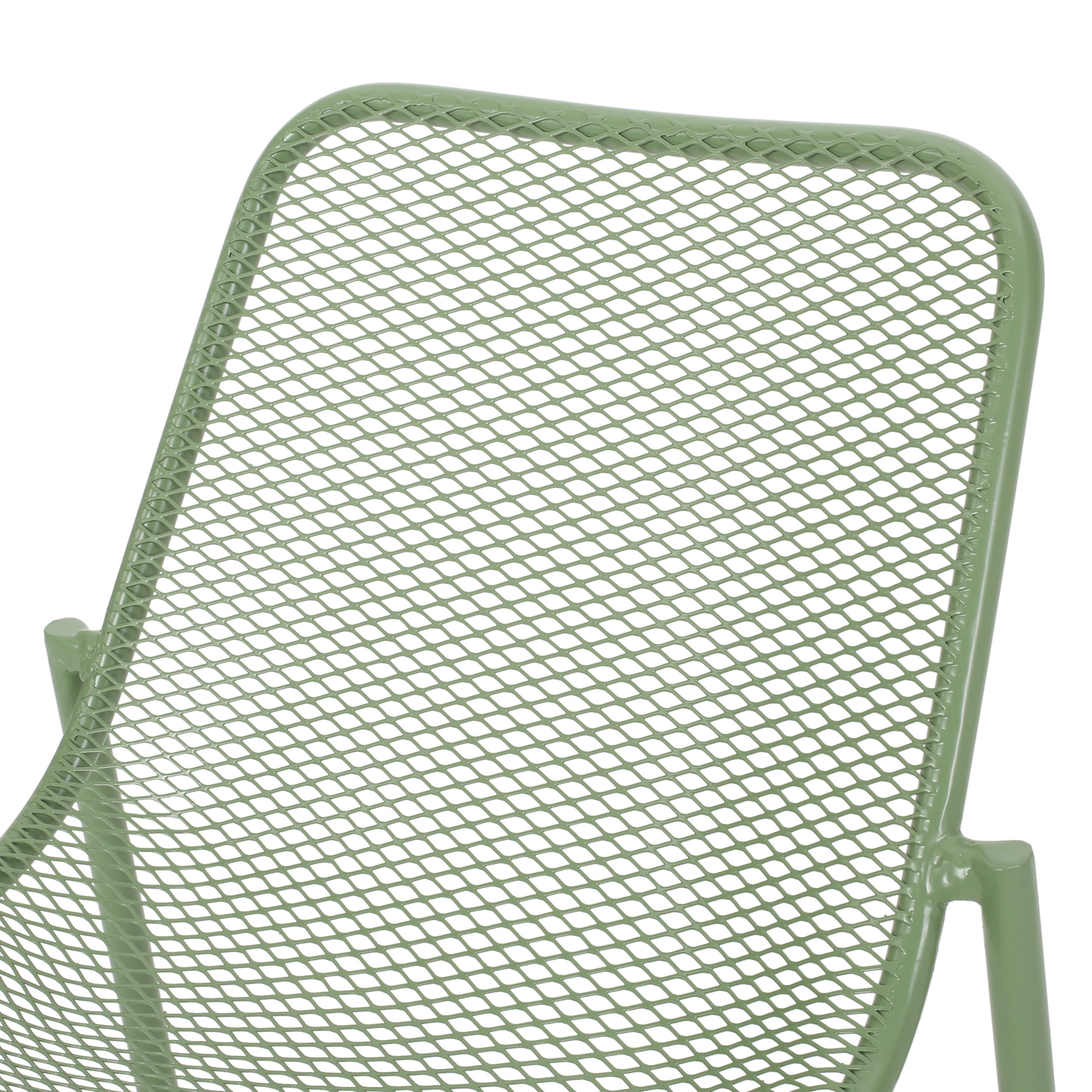 Sajan Outdoor Modern 2 Seater Chat Set, Matte Green