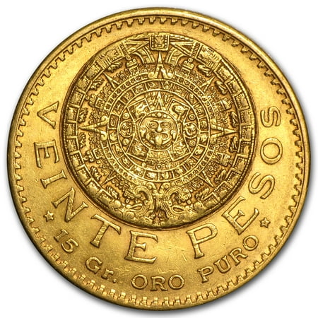 1918 Mexico Gold 20 Pesos XF (Best Rate For Mexican Peso)