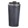 thumbnail image 3 of Tasse Isolée, Tasse à Café Isolée Compacte Portable Couleur Unie pour Maison Blanc,Noir,Bleu,Vert,Rose, 3 of 8