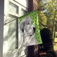 thumbnail image 2 of Great Pyrenees Lucky Shamrock St. Patricks Day House Flag, 2 of 4