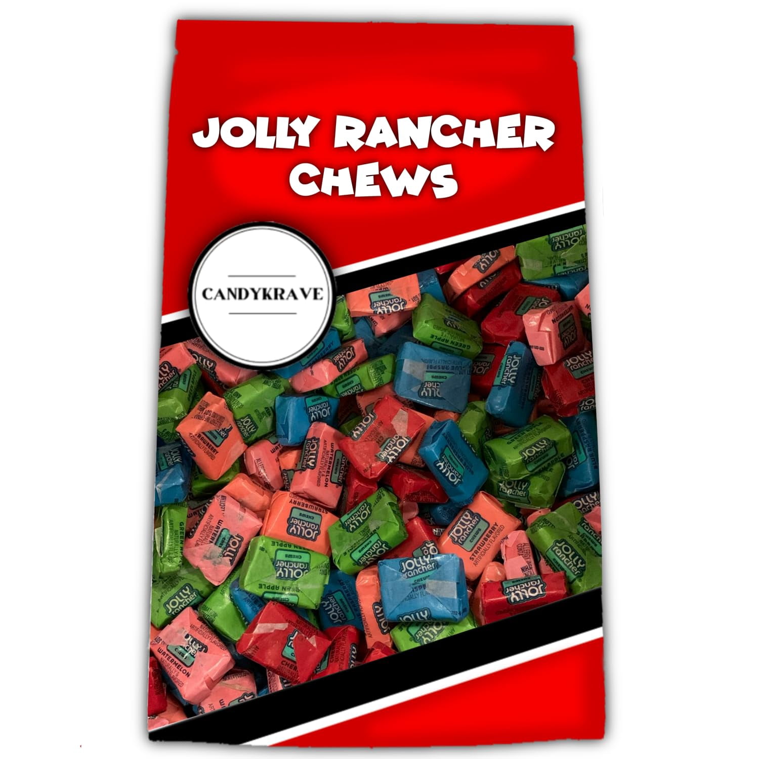 Jolly Ranchers Chews Candy - Assorted Flavors - 190 Pieces of Fruity Flavored Chews - Individually Wrapped Delicious Candy Chews for Birthdays, Easter, Christmas & Pantry (2 lbs)