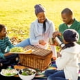 thumbnail image 6 of Rhinoceros Canvas Picnic Mat Waterproof Outdoor Blanket with Carrying Strap - Large Size for Family Beach Trips and Camping, Durable and Easy to Clean, 6 of 6