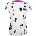 thumbnail image 2 of Valentine's Day Dog Dalmatian Costume Pink Collar Be Mine All Over Womens T Shirt, 2 of 2