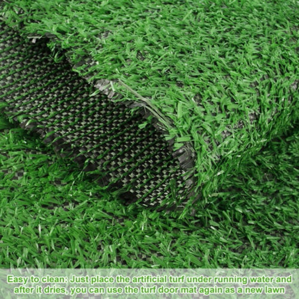 Fule 0.8 inch Artificial Grass, 1.64 ft x 1.64 ft Realistic Turf