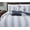 Navy, variant on Waffle Stripe Comforter 3-Piece Bedding Set - Gray King/Cal-King Size-All Season Down Alternative