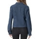 thumbnail image 3 of CHAQUETA DE JEAN PARA MUJER INSPIRE CHIC, CON BOTONES, DE MANGAS LARGAS, TEXTURA LAVADA, CHAQUETA DE DENIM CASUAL, TAMAÑO XS, AZUL DENIM, 3 of 6