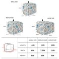 thumbnail image 6 of Toaster Cover 2 Slice, Blue Beige Coastal Dustproof Bakeware Oven Protector with Top Hook, Summer Beach Starfish Shell Nautical Waterproof Small Kitchen Appliance Toasters Dust Cover, 11"x6"x8", 6 of 9