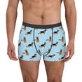 thumbnail image 1 of Balery German Shepherd Dog Calzoncillos bóxer para hombre, ropa interior de algodón suave y transpirable con cinturilla de nailon-Large, 1 of 5