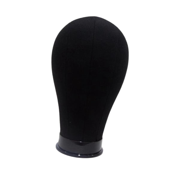 pitrice Wig Head Wig Display Holder Hat Block Canvas Head Stand Display for Hats Wig 23inch