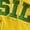 Light Yellow, variant on Womens Brasil Letter Print T Shirts Crew Neck Short Sleeve Top Retro Athletic Soccer Active Casual Summer Tee Daily Activewear