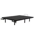 thumbnail image 4 of Pemberly Row Adjustable Bed Base with Wireless Remote - Queen Black Fabric, 4 of 9