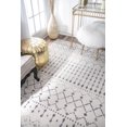 thumbnail image 2 of nuLOOM Moroccan Blythe Area Rug, 5' x 7' 5", Grey/Off-white, 2 of 6