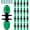 Green, variant on 30PCS Drip Irrigation Fittings 1/4" Irrigation Tubing Coupling Lock Barbed Coupling for Drip Irrigation Tubing Anti-Drop Irrigation Coupling for Garden Drip Irrigation Parts