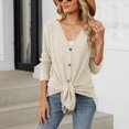 thumbnail image 6 of Light Weight Cardigan for Women Open Front Coat Long Sleeve Fashion Soft Knit Fall Spring Cardigans Stretchy Lightweight Sweater Beige 2XL, 6 of 8