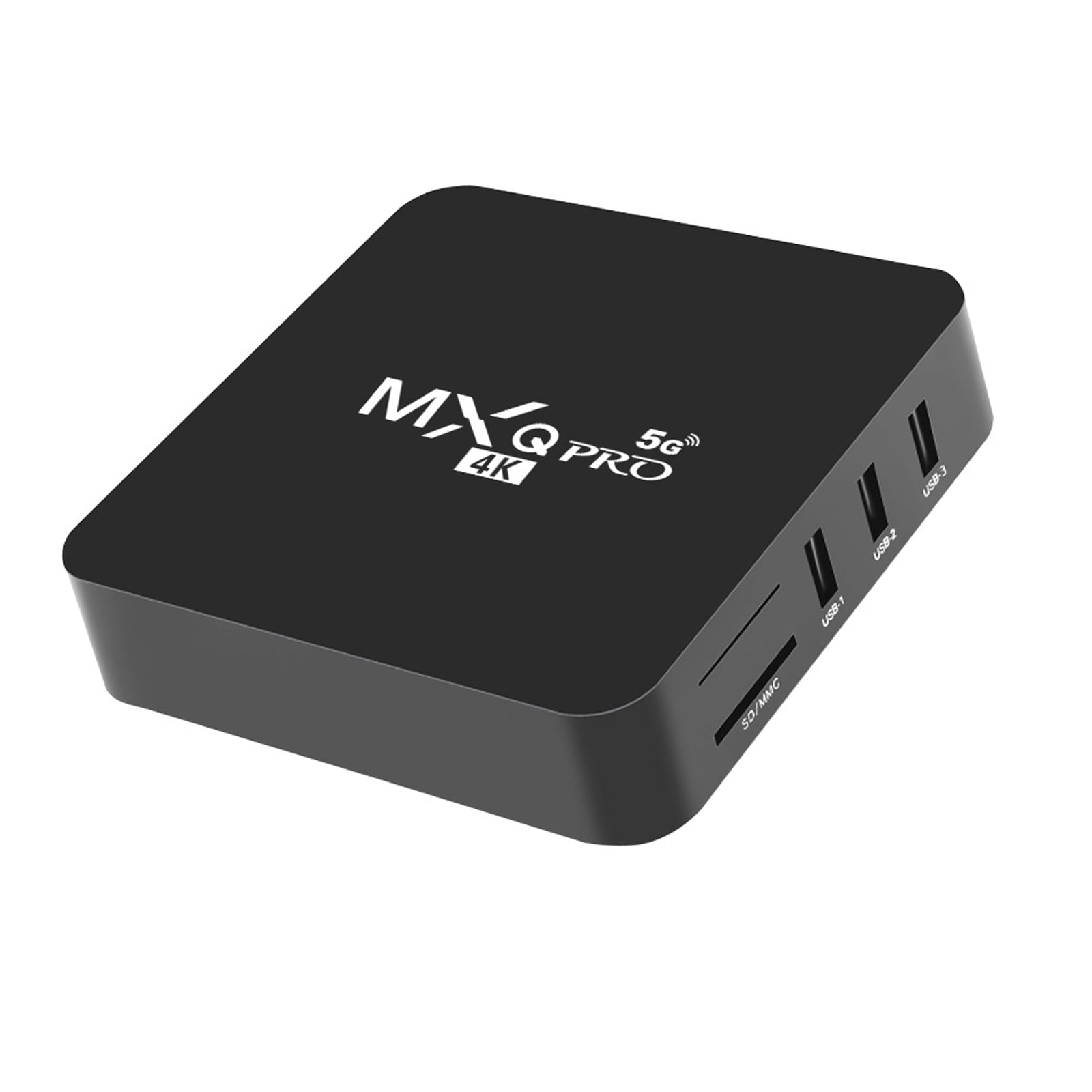 MXQ Pro 5G Android 13.1 TV Box Quad Core Ram 2GB ROM 16GB 4K H.265 HD 3D  Dual Band 2.4G/5.8G WiFi Smart Home Media Player