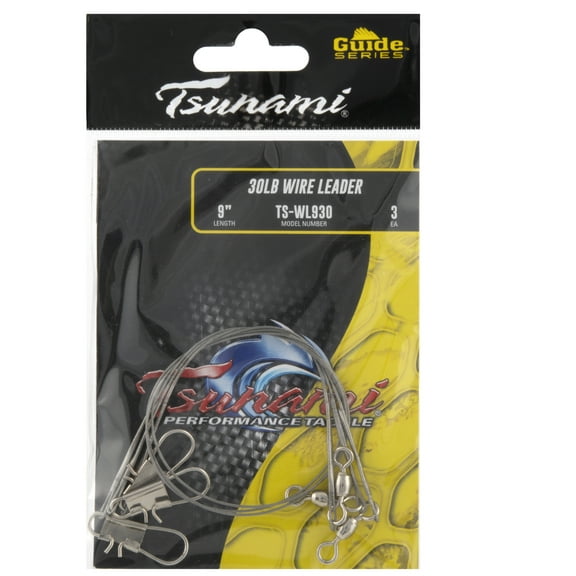 Tsunami Snelled Porgy Hook #2 – 12" Leader, 30 lb Test