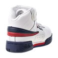 thumbnail image 3 of Fila F-13 Baby Boys Shoes Size 8, Color: White/Navy, 3 of 6