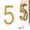 Gold Fonts, variant on ColourTree 3D Floating House Numbers - 4.3" Aluminum Modern Address Sign for Home Exterior - Weatherproof & Rust-Free Decorative Digits (5 Finishes Available)