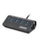 thumbnail image 1 of Hub de datos USB Anker USB 3.0 de 4 puertos para Macbook, XPS, PC y más, 1 of 4