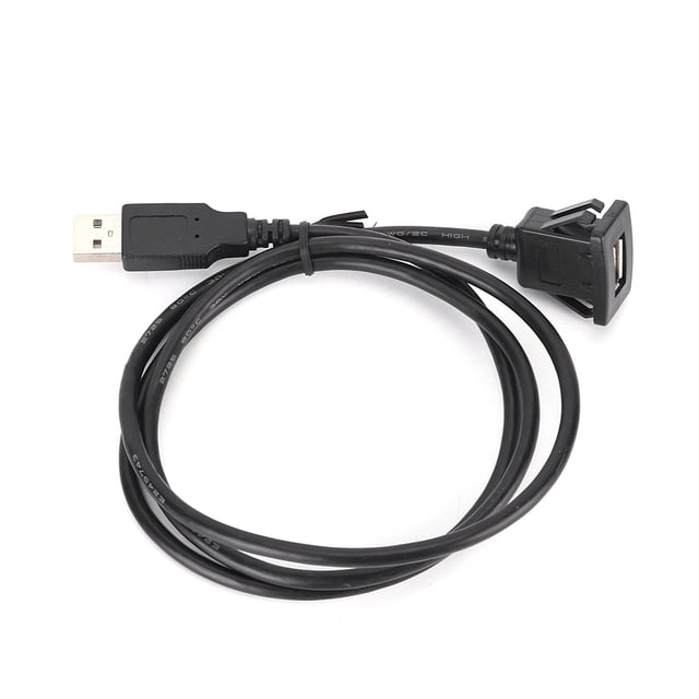 Usb Adapter Cable Dashboard Panel Cable Extension Cable Panel Extension Cable USB 2.0 Dashboard Adapter Cable Single Port Audio Extension Wire For Car Motorcycle