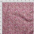 thumbnail image 4 of oneOone Silk Tabby Pink Fabric Floral Quilting Supplies Print Sewing Fabric By The Yard 42 Inch Wide, 4 of 4