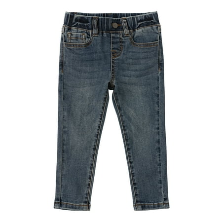 

KIDPIK Girls Basic Denim Stretch Skinny Jeans Classic Wash Size: 12 Months - 16