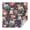 French Bulldog Dog, variant on German Shepherd with Pioneer Flower Square Tablecloth,Waterproof Square Table Cover,Wipeable Spillproof Washable Table Cover for Home Kitchen Party Decor 42"X42"(107x107cm)