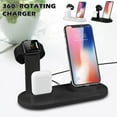 thumbnail image 2 of 3 In 1 Wireless Charging Station Portable Stand Multi Functions Ultra-thin Fast Charger Function USB Dock Station For   8/8 Plus/X/XS, 2 of 8