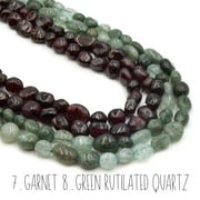 Pebble Gemstone Beads: Handpicked Natural Semi-Precious Nugget Gemstones for Unique CreationsBeads