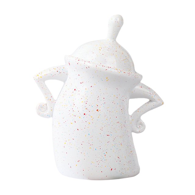 Recipiente Uanit con estilo, tarro grande de cerámica con tapa, bonito y original recipiente hermético para almacenar alimentos, ideal para café, té, azúcar y especias.