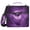 Bats Flying in Moon Night, variant on 3 Ring Zipper Binder with Shoulder Strap Waterproof Trapper Keeper 2 Inch D-Ring 500 Sheets Capacity Snow Aurora