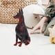 thumbnail image 5 of Simulación Doberman figura de perro Figura de plástico Figura de juguete de animal para niños Niñas, 5 of 5