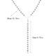 thumbnail image 4 of Sonducket Collar Cadenas Delicado Ajustable Oro Plata Decoraciones Día de San Valentín Regalos Gargantillas Collares en capas para mujeres Ropa, zapatos y accesorios Miscelánea Plata Sonducket AP009721-04, 4 of 6