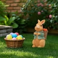 thumbnail image 1 of DFC Easter Decorations : Resin Rabbit Decorations To Light Up Your Garden Patio, 1 of 5
