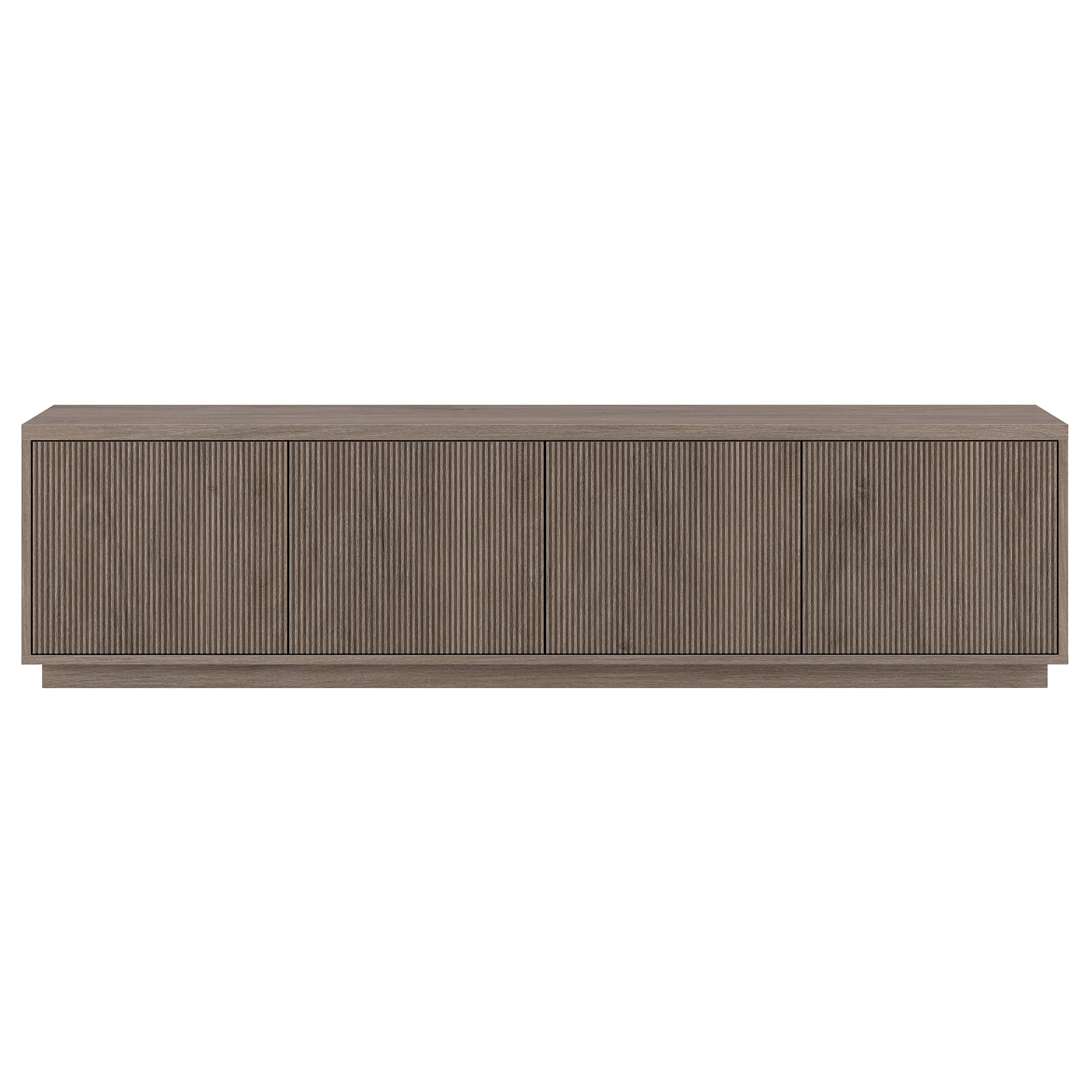 Hanson Rectangular TV Stand for TV's up to 85" in Antiqued Gray Oak