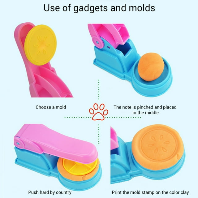 Herramientas de plastilina 3d herramientas de plastilina 3D modelo de plastilina de Color juguetes moldes de arcilla juguetes educativos de aprendizaje para niños ANGGREK Otros