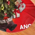 thumbnail image 2 of Falda para árbol de Navidad de Inside Out, suave y divertida, collar para árbol de Navidad, decoración navideña de estilo rústico, 30", 2 of 4