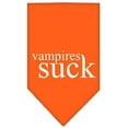thumbnail image 5 of Halloween Pet and Dog Bandana Screen Printed, "Vampires Suck", 5 of 10