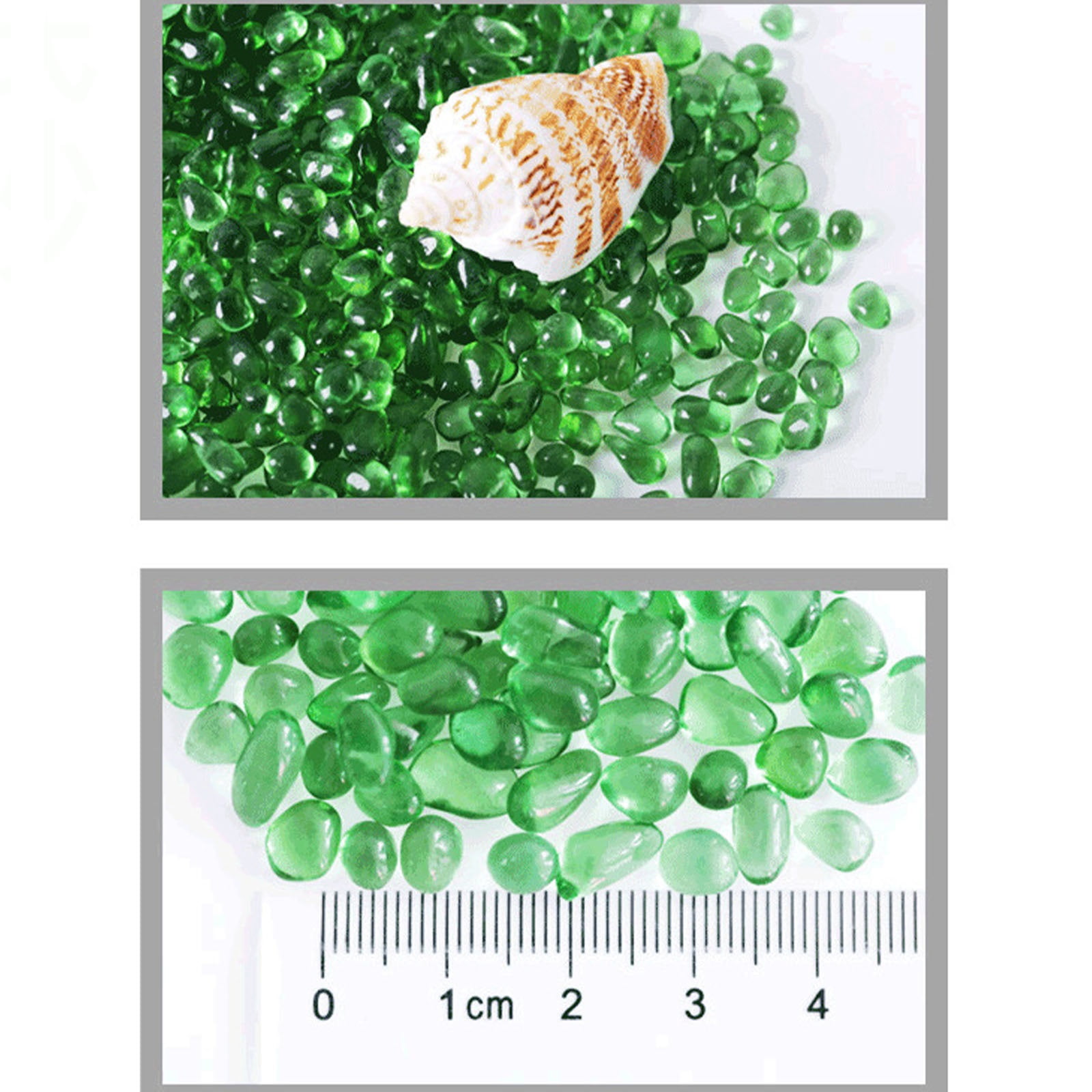 Crystal Agate Gravel, Decoration for Aquarium, 1000g Flowerpot Decorative Glass Stones, Sand for the Bottom of an Aquarium, for Aquarium, Flowerpot Landscaping