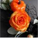 thumbnail image 5 of Fiudx Decoraciones navideñas para interiores Anillo de hierro de Halloween, anillo de rosa de calabaza, anillo de flor de arte de hierro simulado, decoración del hogar, decoración para colgar en la v, 5 of 7