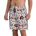 thumbnail image 2 of Balery Mexican Bright Style Traje de Baño Estilo Hawaiano para Hombre, Shorts de Secado Rápido con Bolsillos-Medium, 2 of 6