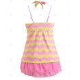 thumbnail image 2 of Conjunto de tankini con cuello halter en zigzag de talla grande Rosegal  Tankinis, 2 of 5