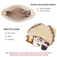 thumbnail image 7 of LOUEBICA Straw Summer Purses for Women, Cute Woven Beach Shoulder Bag for Vacation, 7 of 7