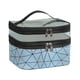 thumbnail image 2 of Xihbxyly Artículos de Menos de 5 Dólares. Bolsa de Mano con Cremallera, Bolsa de Viaje Portátil para Baño En Pvc Transparente, Bolsa de Cosméticos de Doble Capa, 2 of 5
